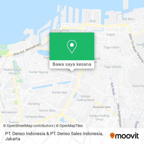 Peta PT. Denso Indonesia & PT. Denso Sales Indonesia