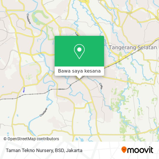 Peta Taman Tekno Nursery, BSD