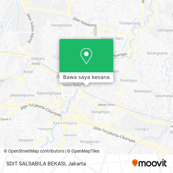 Peta SDIT SALSABILA BEKASI