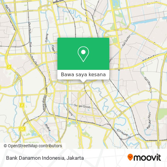 Peta Bank Danamon Indonesia