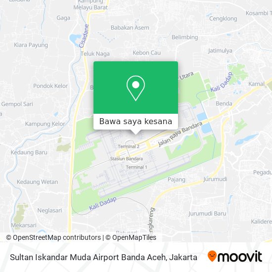 Peta Sultan Iskandar Muda Airport Banda Aceh