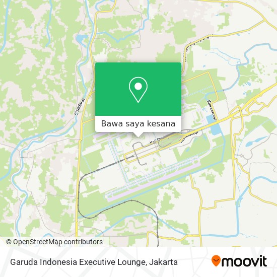 Peta Garuda Indonesia Executive Lounge