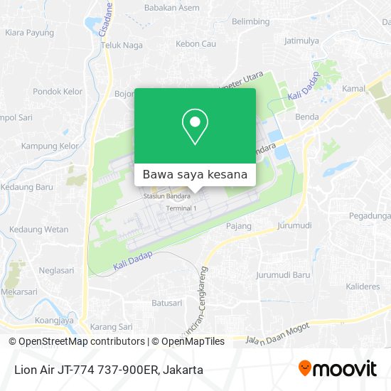 Peta Lion Air JT-774 737-900ER