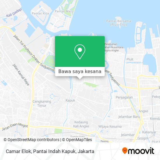 Peta Camar Elok, Pantai Indah Kapuk