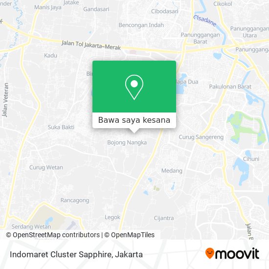 Peta Indomaret Cluster Sapphire