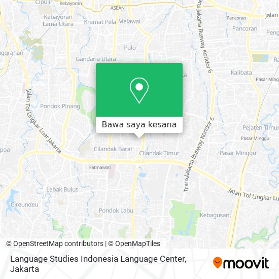 Peta Language Studies Indonesia Language Center