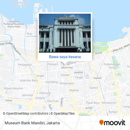 Peta Museum Bank Mandiri
