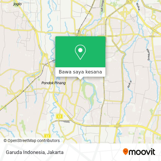 Peta Garuda Indonesia