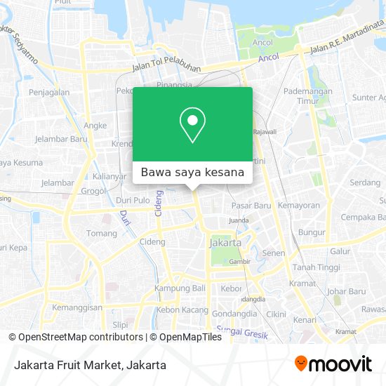 Peta Jakarta Fruit Market