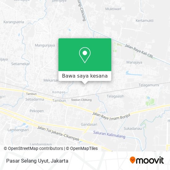 Peta Pasar Selang Uyut