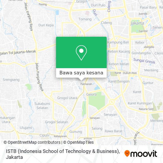Peta ISTB (Indonesia School of Technology & Business)