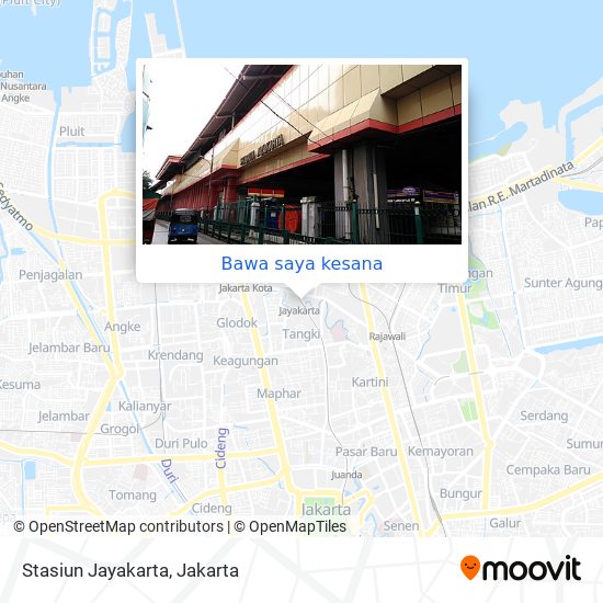 Peta Stasiun Jayakarta