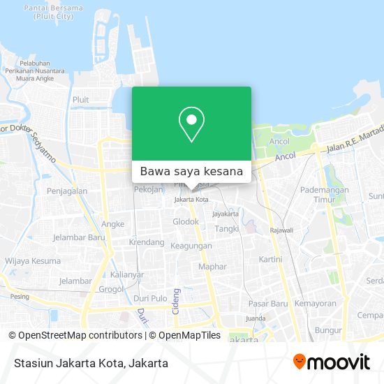 Peta Stasiun Jakarta Kota