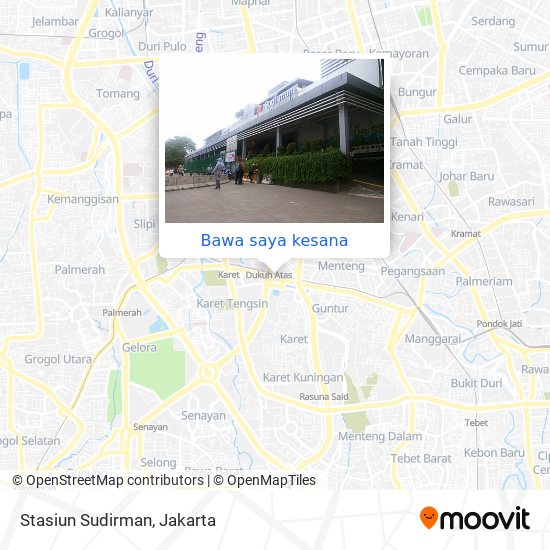 Peta Stasiun Sudirman