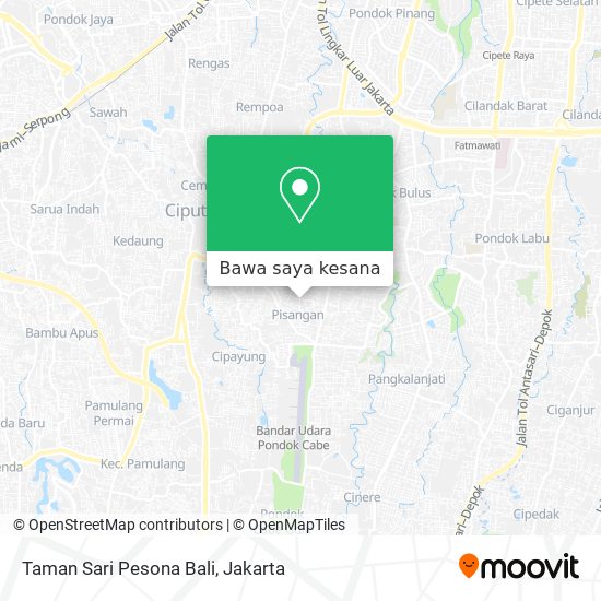 Peta Taman Sari Pesona Bali