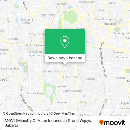 Peta MOVI (Ministry Of Vape Indonesia) Grand Wijaya
