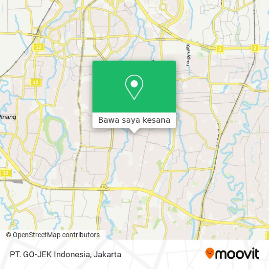 Peta PT. GO-JEK Indonesia