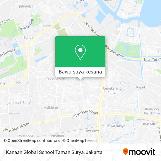 Peta Kanaan Global School Taman Surya