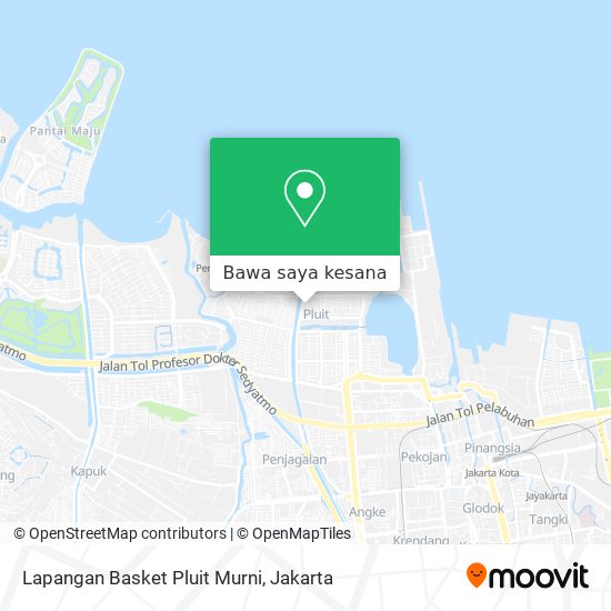 Peta Lapangan Basket Pluit Murni