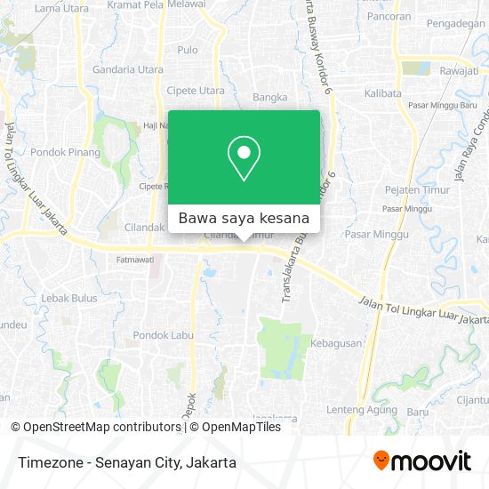 Peta Timezone - Senayan City