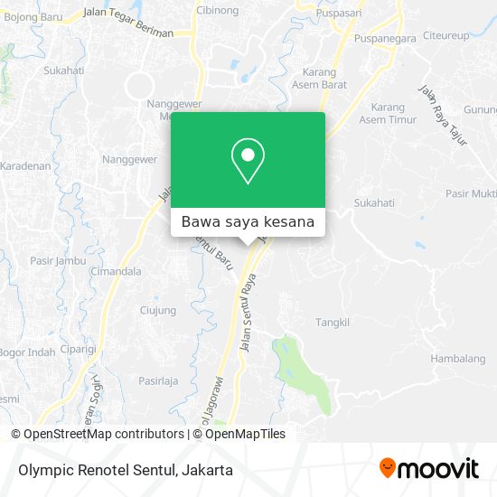 Peta Olympic Renotel Sentul