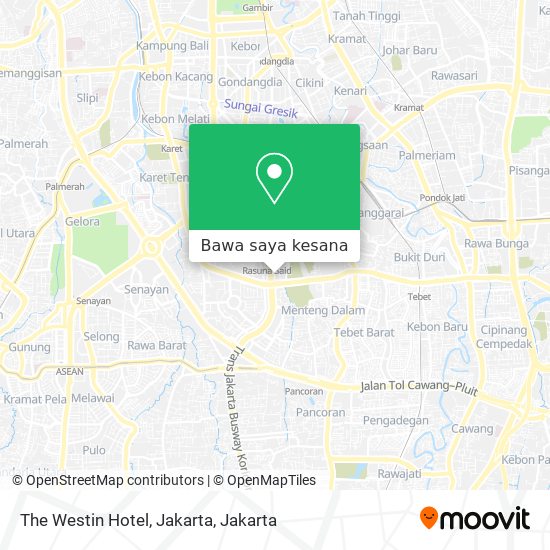 Cara ke The Westin Hotel, Jakarta di Jakarta Selatan menggunakan Bis ...