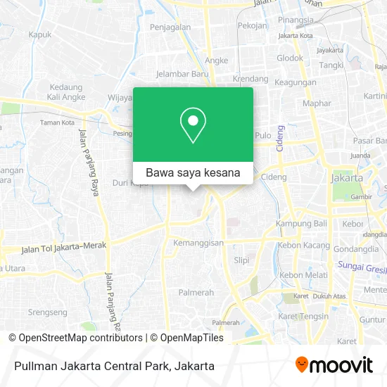 Peta Pullman Jakarta Central Park
