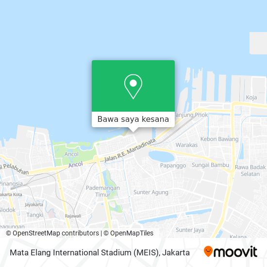 Peta Mata Elang International Stadium (MEIS)