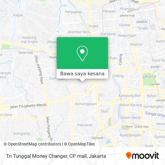 Peta Tri Tunggal Money Changer, CP mall