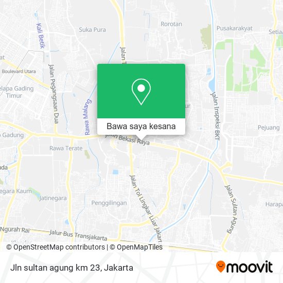 Peta Jln sultan agung km 23