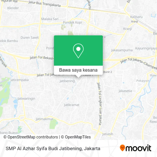 Peta SMP Al Azhar Syifa Budi Jatibening