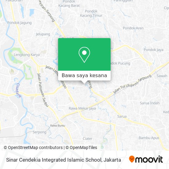 Peta Sinar Cendekia Integrated Islamic School
