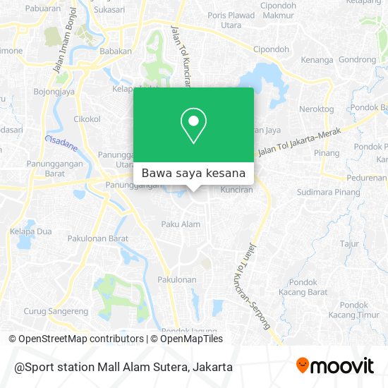 Peta @Sport station Mall Alam Sutera