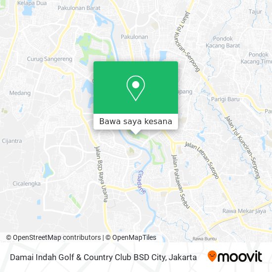 Peta Damai Indah Golf & Country Club BSD City