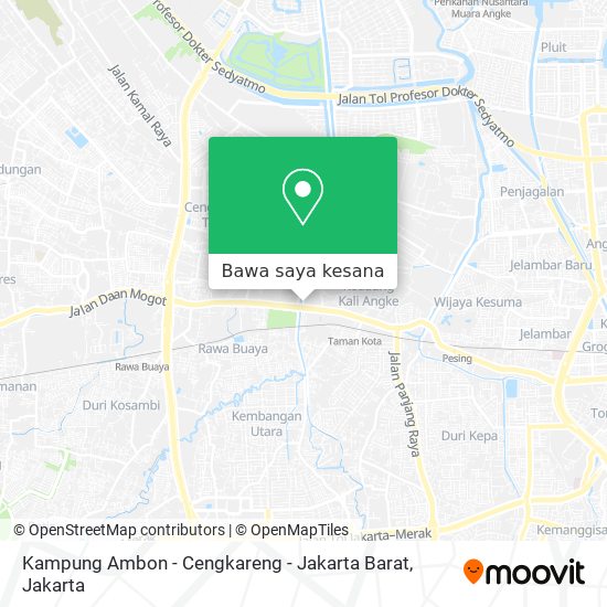 Peta Kampung Ambon - Cengkareng - Jakarta Barat