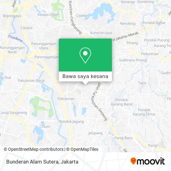 Peta Bunderan Alam Sutera