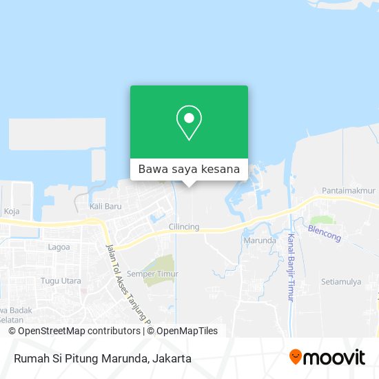 Peta Rumah Si Pitung Marunda