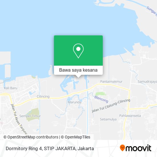 Peta Dormitory Ring 4, STIP JAKARTA