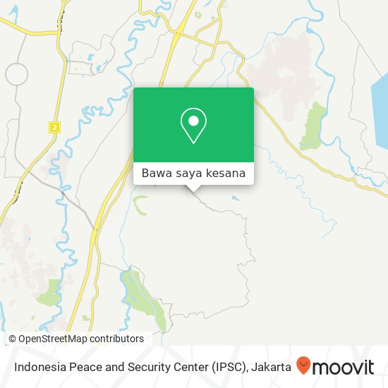 Peta Indonesia Peace and Security Center (IPSC)