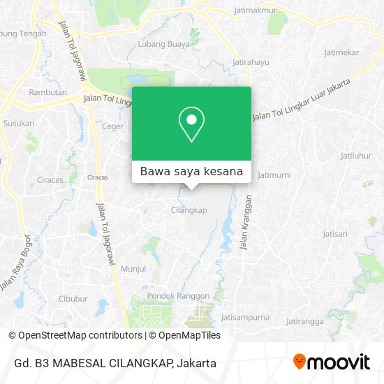 Peta Gd. B3 MABESAL CILANGKAP