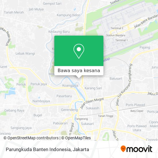 Peta Parungkuda Banten Indonesia