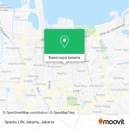 Peta Sparks Life Jakarta