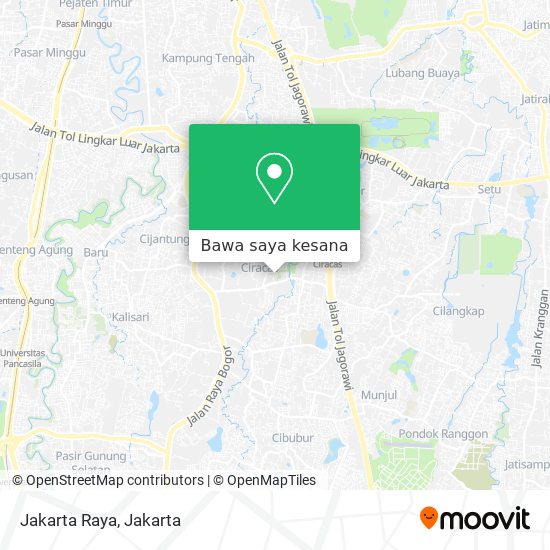 Peta Jakarta Raya