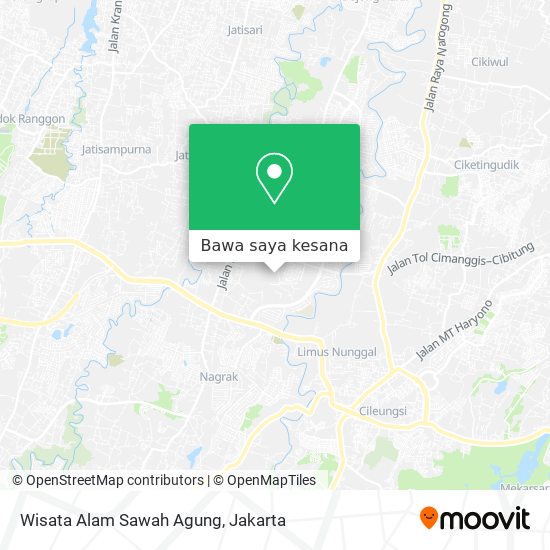 Peta Wisata Alam Sawah Agung