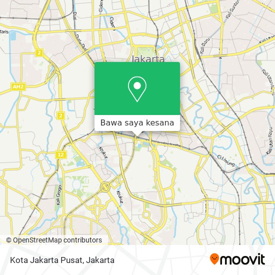 Peta Kota Jakarta Pusat