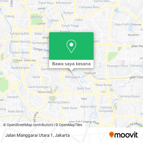 Peta Jalan Manggarai Utara 1