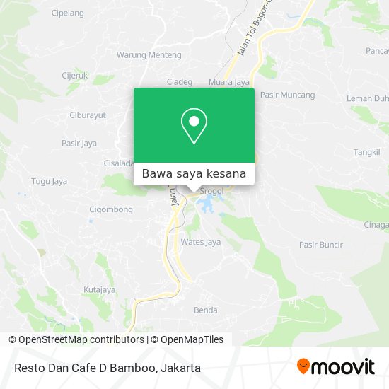 Peta Resto Dan Cafe D Bamboo