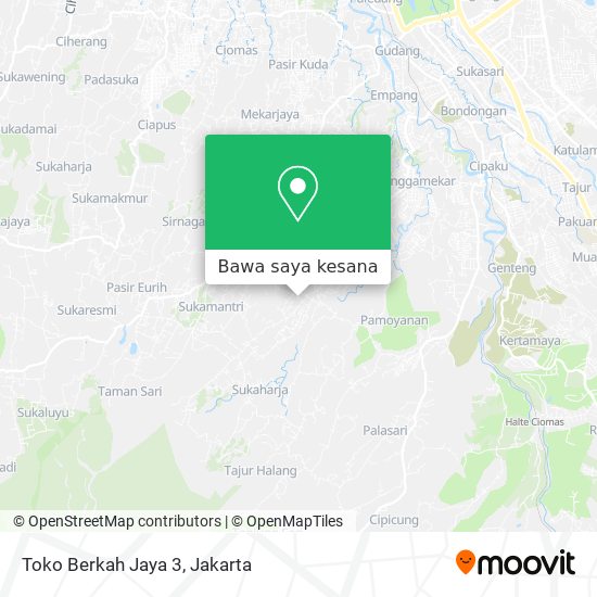 Peta Toko Berkah Jaya 3