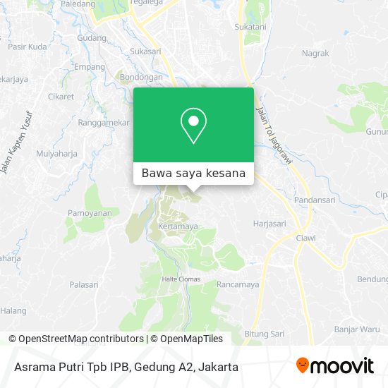 Peta Asrama Putri Tpb IPB, Gedung A2