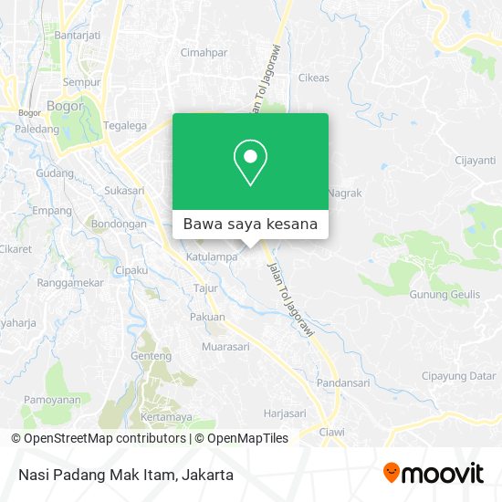 Peta Nasi Padang Mak Itam